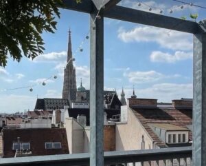Spinning am rooftop in 1010 Wien